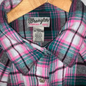 Wrangler Wrancher Women's 2X Pearl Snap Pink